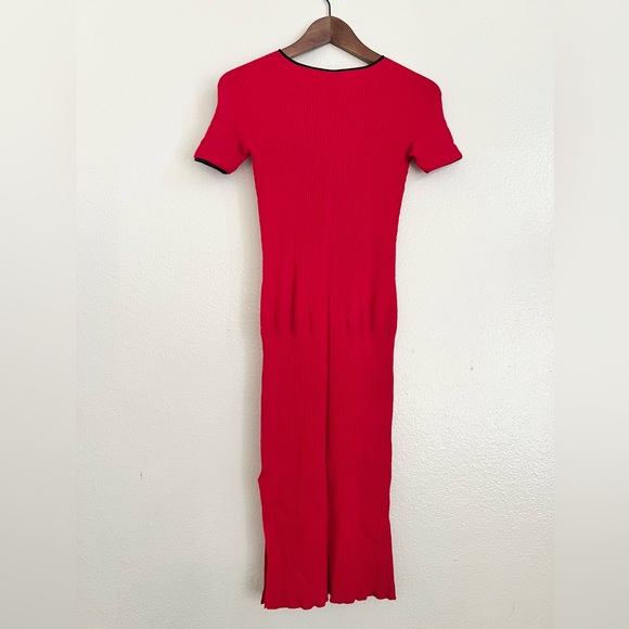 Rag & Bone - Short sleeve ribbed stretch midi dress - Picture 5 of 5